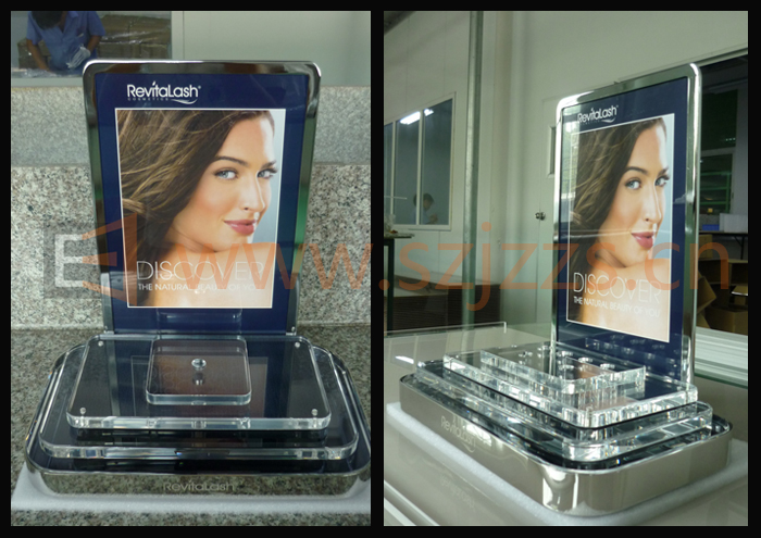 品牌化妝品展示架