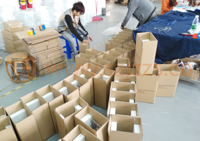 展示架包裝過程