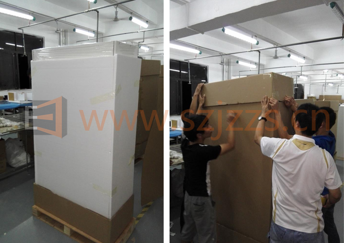 化妝品展示架打包裝