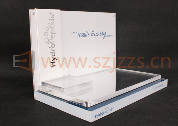 精致展示為HydroPeptide品牌定制生產(chǎn)的RP006886護膚品展示架