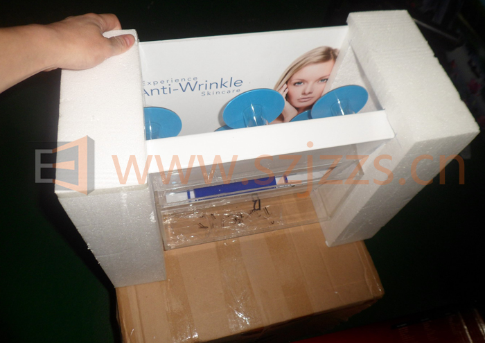 亞克力化妝品展示架廣告板包裝