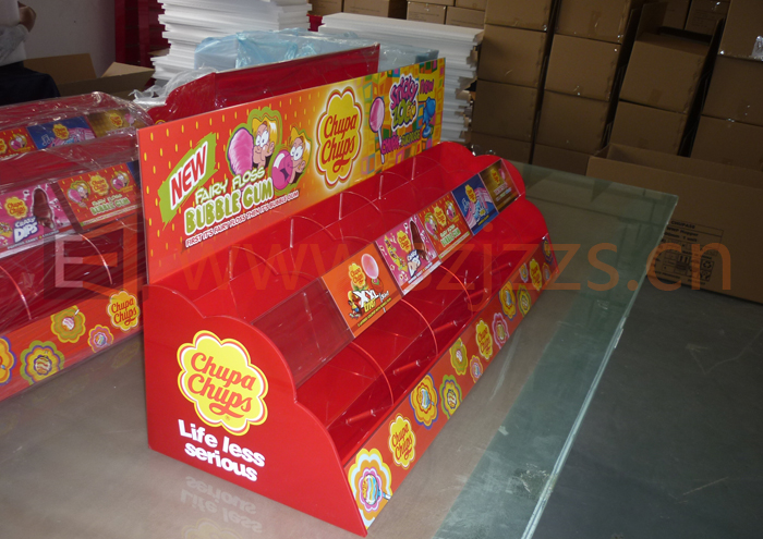 亞克力糖果架側視圖