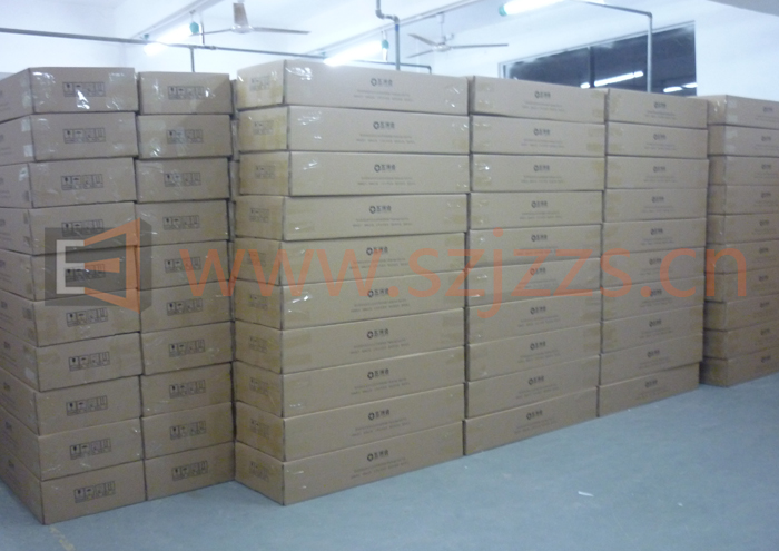 化妝品展示架包裝完成準(zhǔn)備出貨