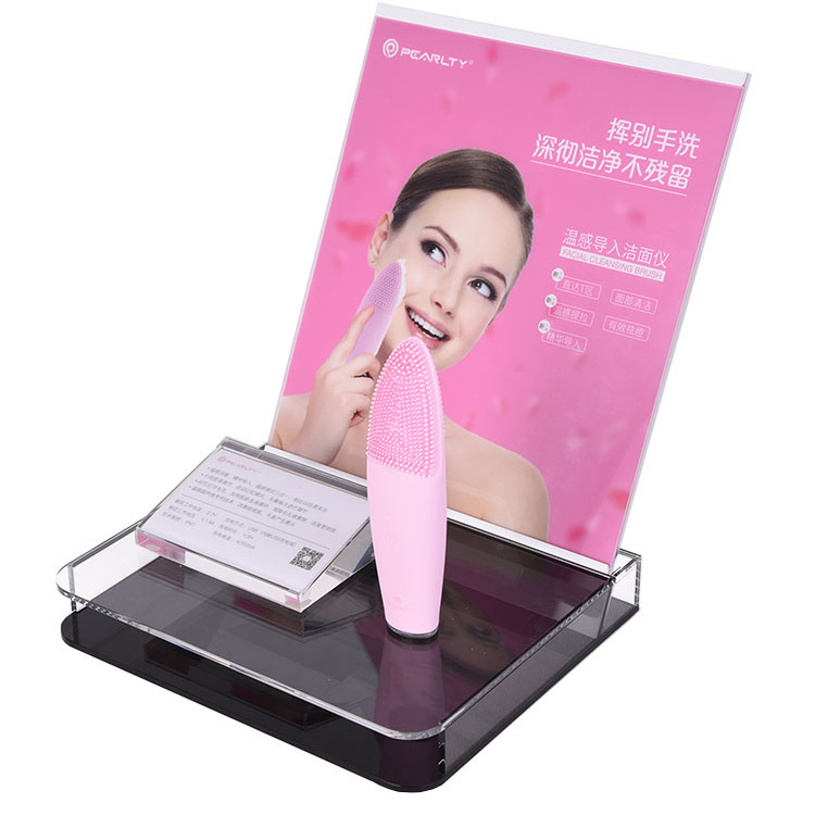 柜臺(tái)臺(tái)面亞克力美容儀器美容儀潔面儀面部清潔產(chǎn)品展示架